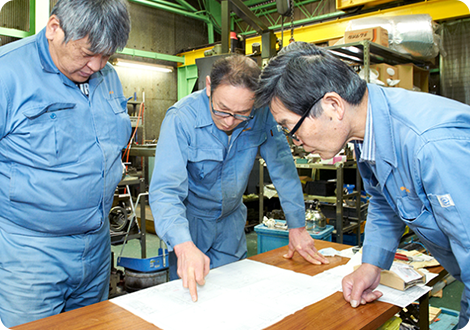 熟練の技術者が多数在籍